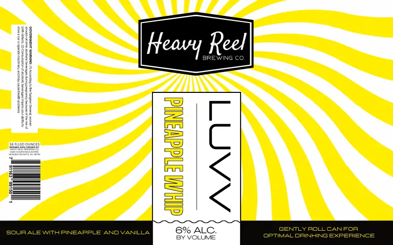 Heavy Reel Brewing Company LUVV: Pineapple Whip