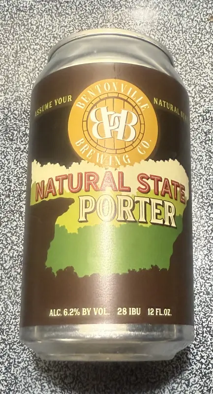 Bentonville Brewing Company Natural State Porter