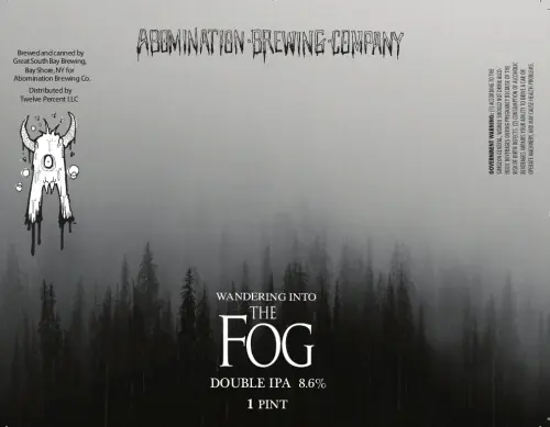 Abomination Brewing Company Wandering into the Fog
