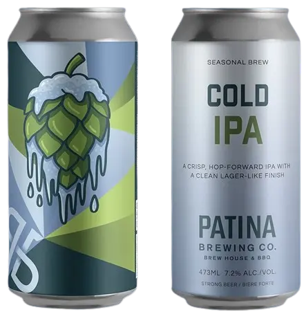 Patina Brewing Co. Brew House & BBQ Cold IPA