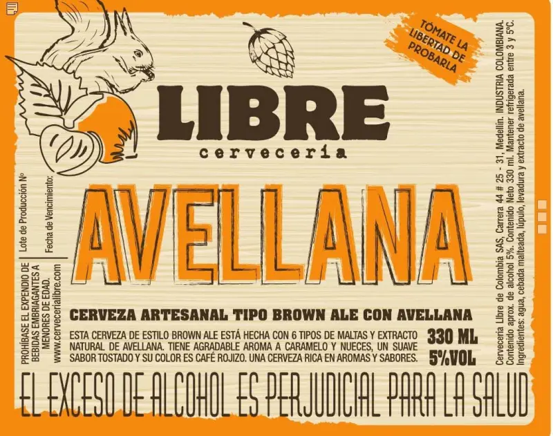 Cervecería Libre Avellana