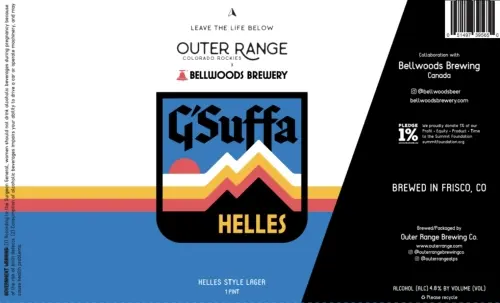 Outer Range Brewing Co. G'Suffa