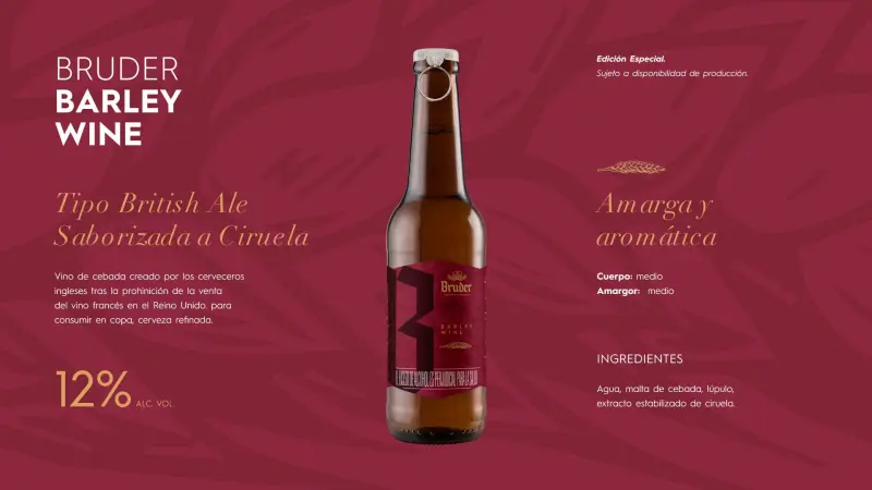 Bruder Compañía Cervecera Barley Wine