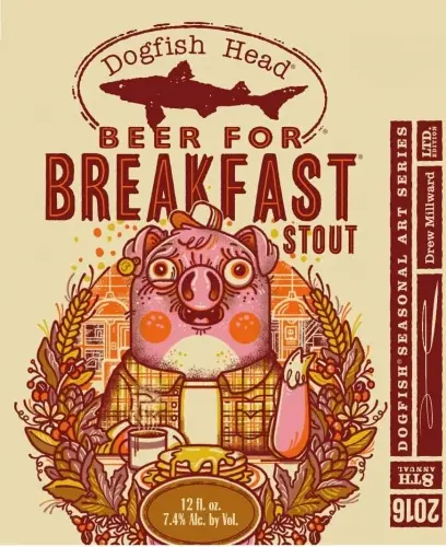 Dogfish Head Craft Brewery Beer for Breakfast (2016)