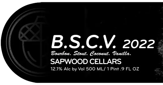 Sapwood Cellars Brewery BSCV (2022)