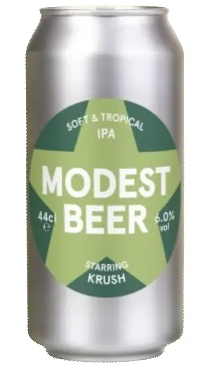 Modest Beer Soft & Tropical IPA - Starring Krush