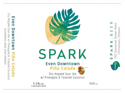 Spark Beer Even Downtown - Piña Colada