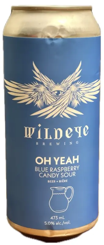 Wildeye Brewing Oh Yeah Blue Raspberry Candy Sour
