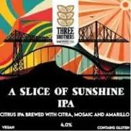 Three Brothers Brewing Co. A Slice Of Sunshine