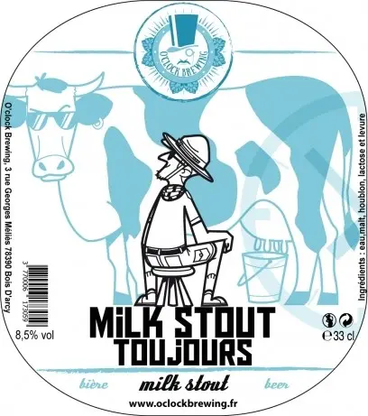 O'Clock Brewing Milk Stout Toujours