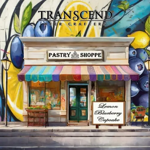 Transcend Beer Crafters Pastry Shoppe: Lemon Blueberry Cupcake