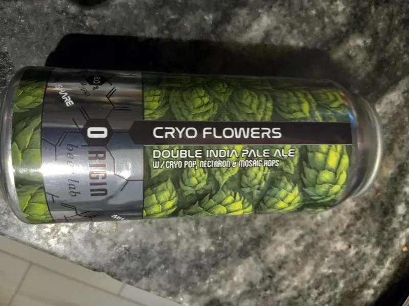 Origin Beer Lab Cryo Flowers