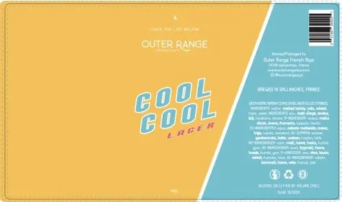 Outer Range (French Alps) Cool Cool Lager