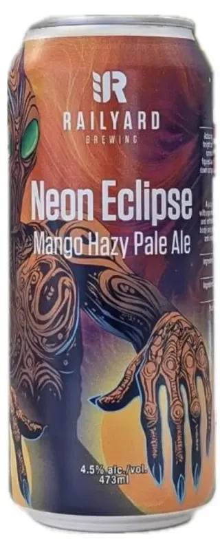 Railyard Brewing Neon Eclipse Mango Hazy Pale Ale