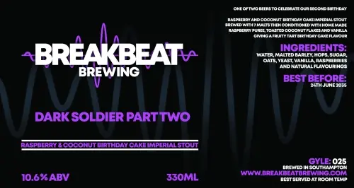 Breakbeat Brewing Dark Soldier Part Two