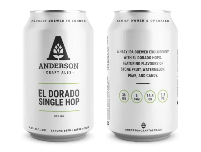 Anderson Craft Ales El Dorado Single Hop