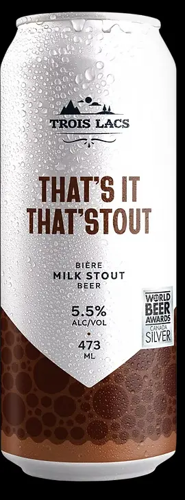 Microbrasserie Trois Lacs That's It THat'Stout