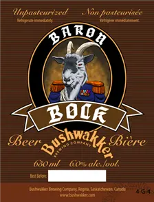 Bushwakker Brewing Co. Baron Bock