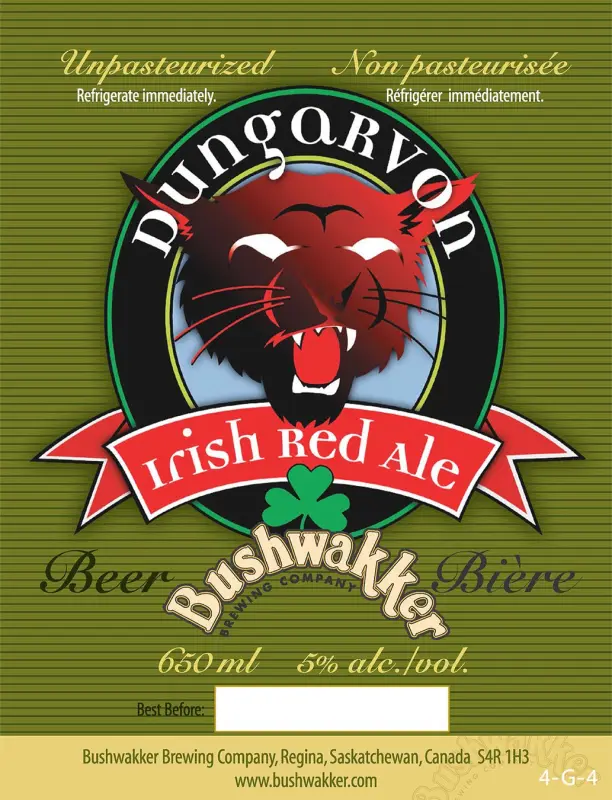 Bushwakker Brewing Co. Dungarvon Irish Red Ale