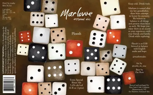 Marlowe Artisanal Ales Ploosh