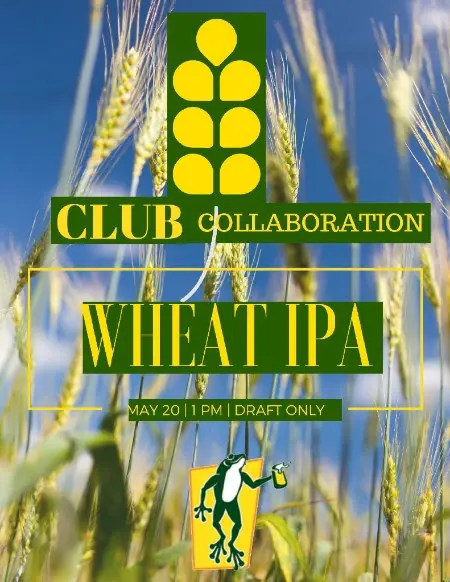 Hoppin' Frog Brewery Adam's Wheat IPA Club Collaboration - SAAZ
