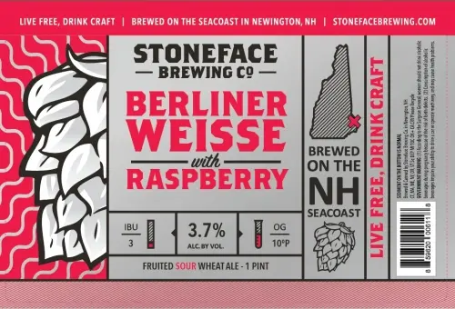 Stoneface Brewing Company Berliner Weisse - Raspberry