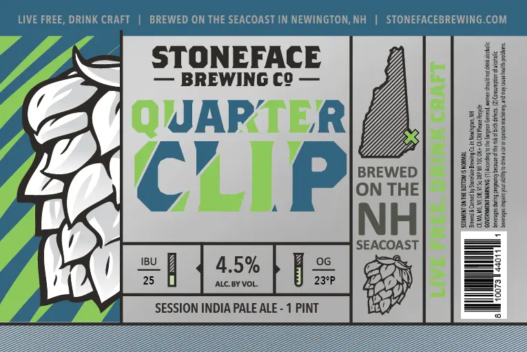 Stoneface Brewing Company Quarter Clip