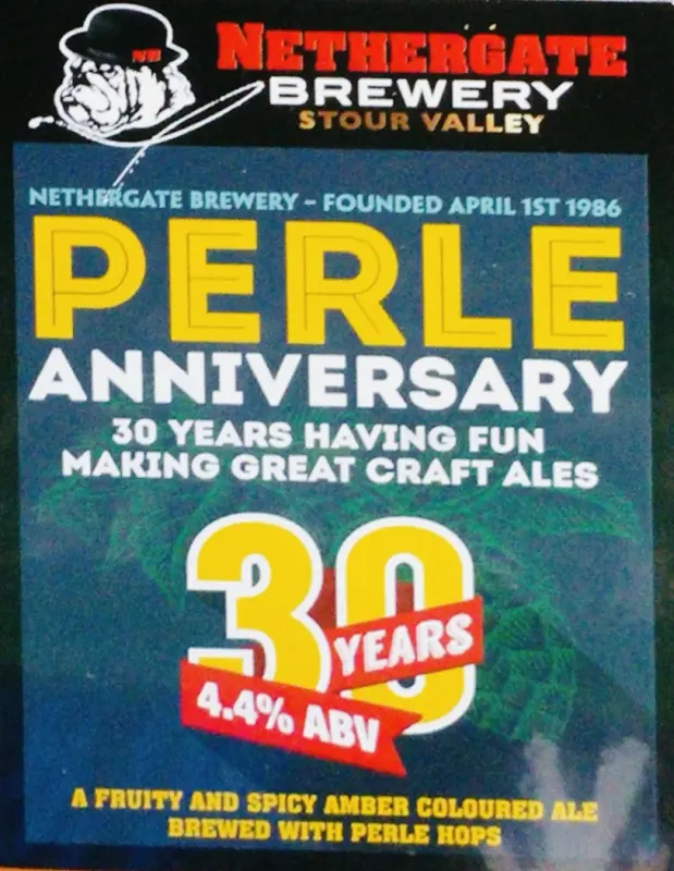 Nethergate Brewery Perle Anniversary - 30 Years