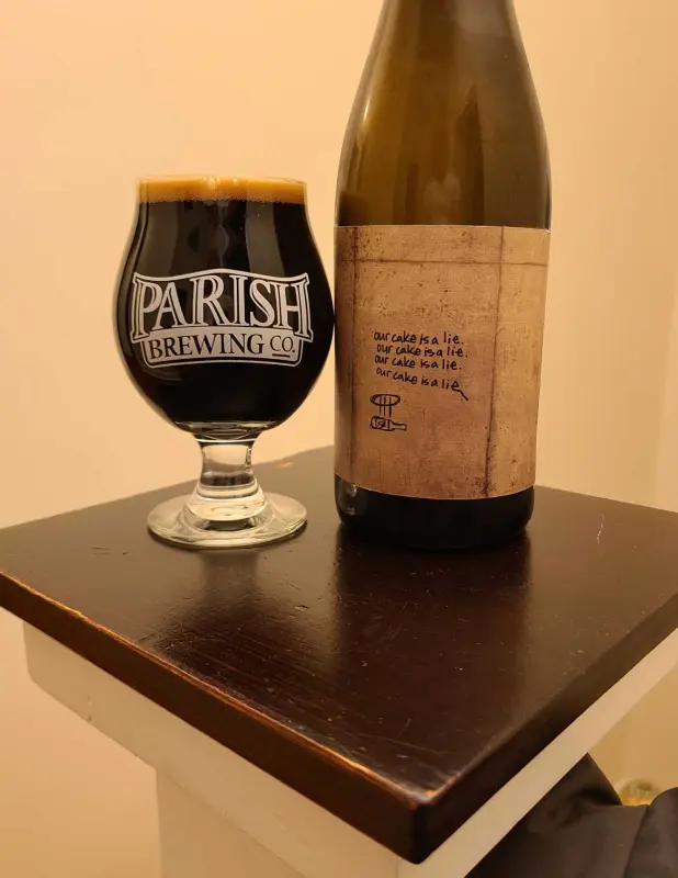 Parish Brewing Company Our Cake Is a Lie