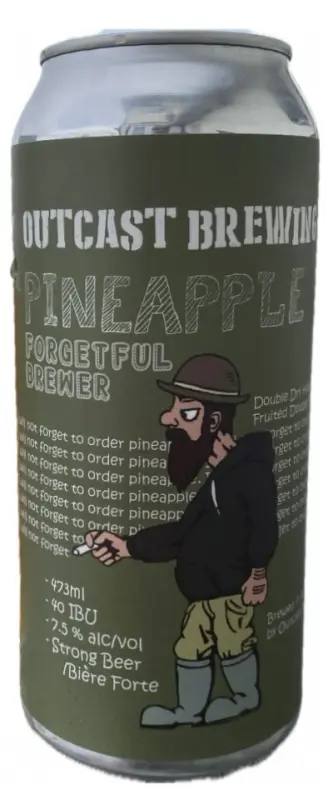 Outcast Brewing Co. Pineapple Forgetful Brewer