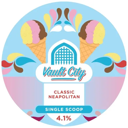 Vault City Classic Neapolitan Single Scoop