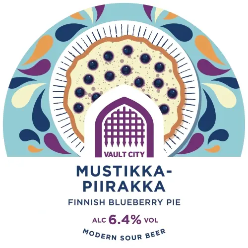 Vault City Mustikkapiirakka - Finnish Blueberry Pie