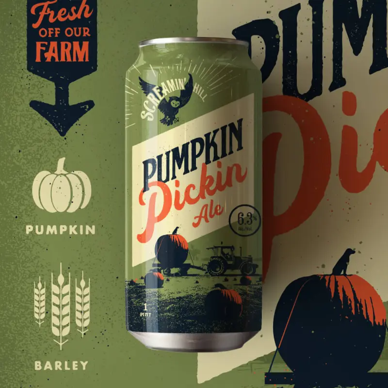 Screamin' Hill Brewery Pumpkin Pickin' Ale