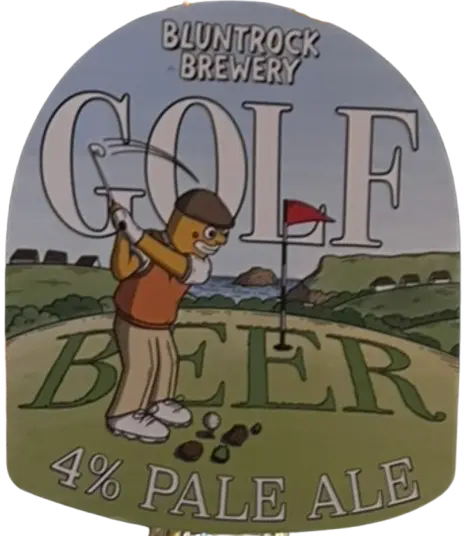 Bluntrock Brewery Golf Beer