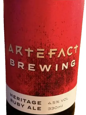 Artefact Brewing Heritage Ruby Ale