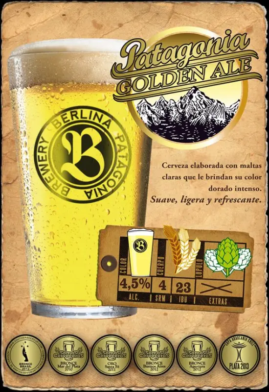 Cerveceria Berlina Patagonia Golden Ale