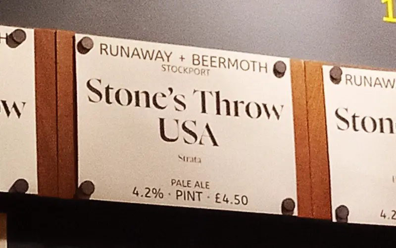 Runaway Brewery Stones Throw - USA