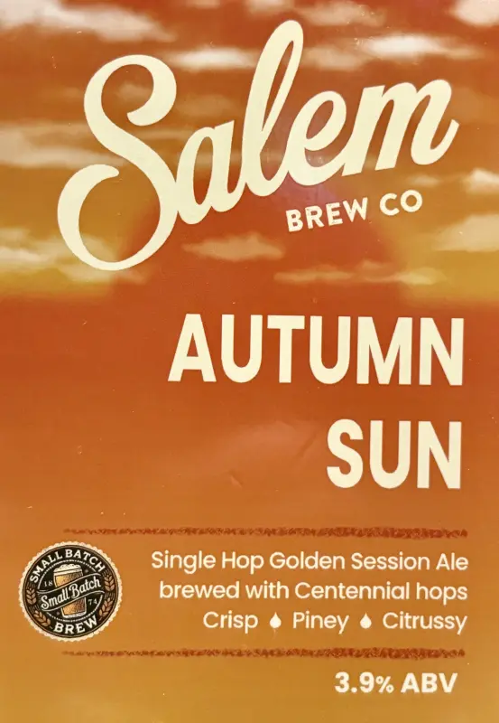 Salem Brew Co. Autumn Sun