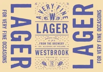 Westbrook Brewing Co. A Very Fine Lager