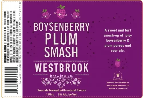 Westbrook Brewing Co. Boysenberry Plum Smash