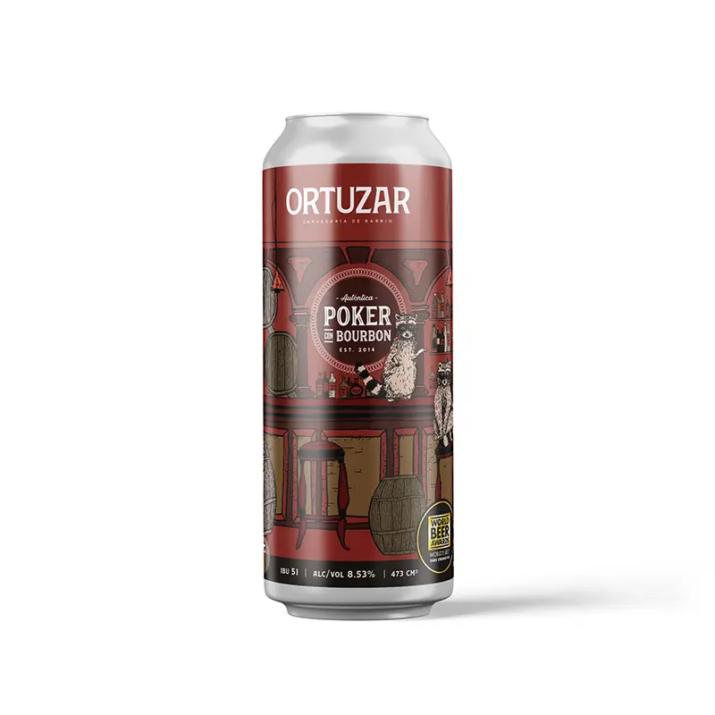 Cerveza Ortúzar Poker con Bourbon