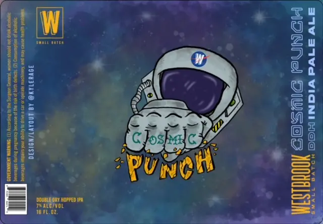 Westbrook Brewing Co. Cosmic Punch (Mosaic/Cashmere)
