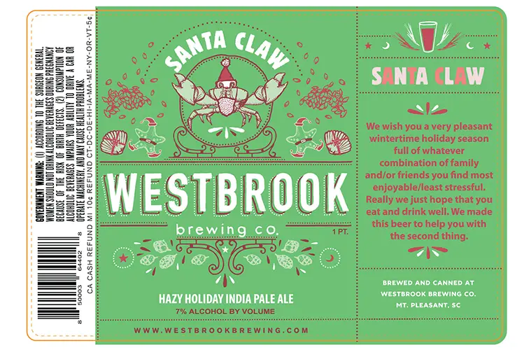 Westbrook Brewing Co. Santa Claw