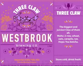 Westbrook Brewing Co. Three Claw