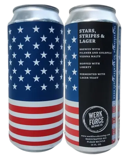Werk Force Brewing Co. Stars, Stripes And Lager