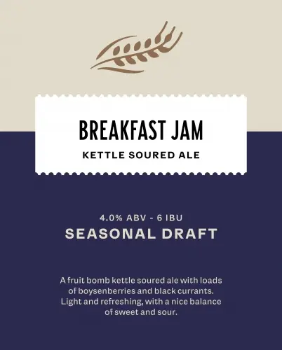 Pro Re Nata Brewery Breakfast Jam