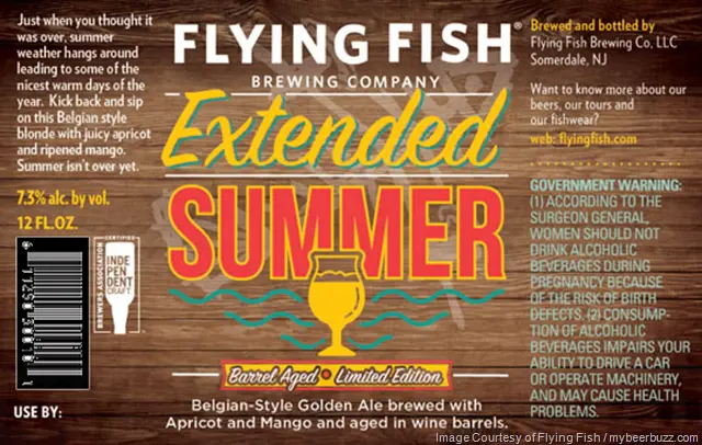 Flying Fish Brewing Company Extended Summer