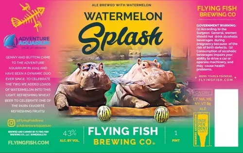 Flying Fish Brewing Company Watermelon Splash