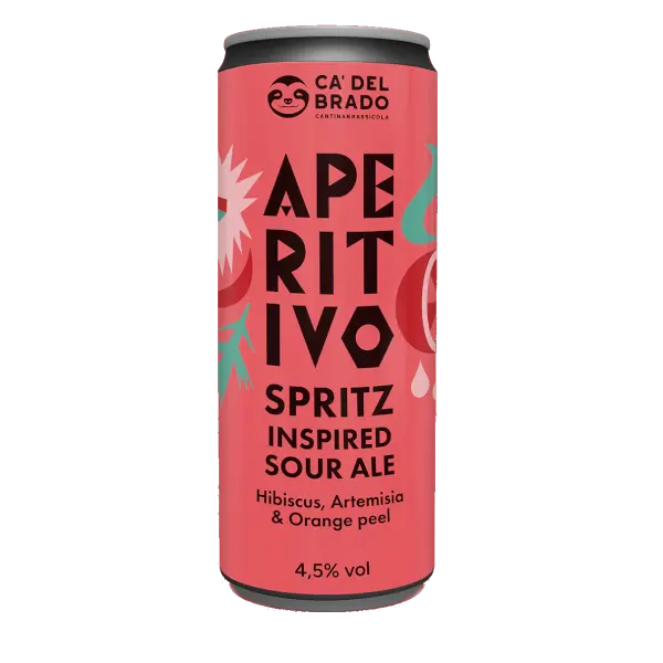 Ca' del Brado Aperitivo Spritz - Hibiscus, Artemisia & Orange Peel