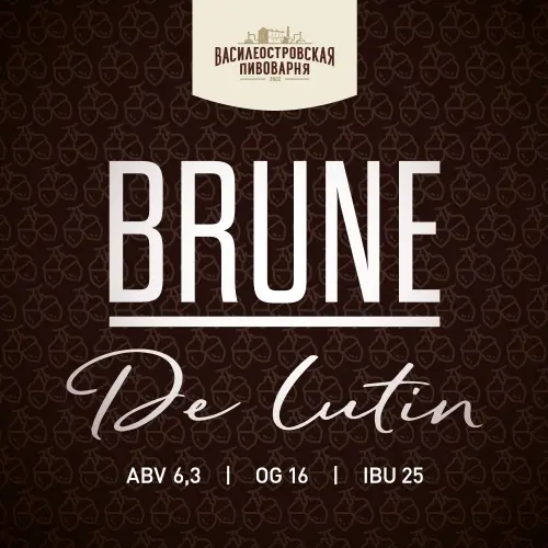 Vasileostrovskaya Brewery (Василеостровская Пивоварня) Brune De Lutin
